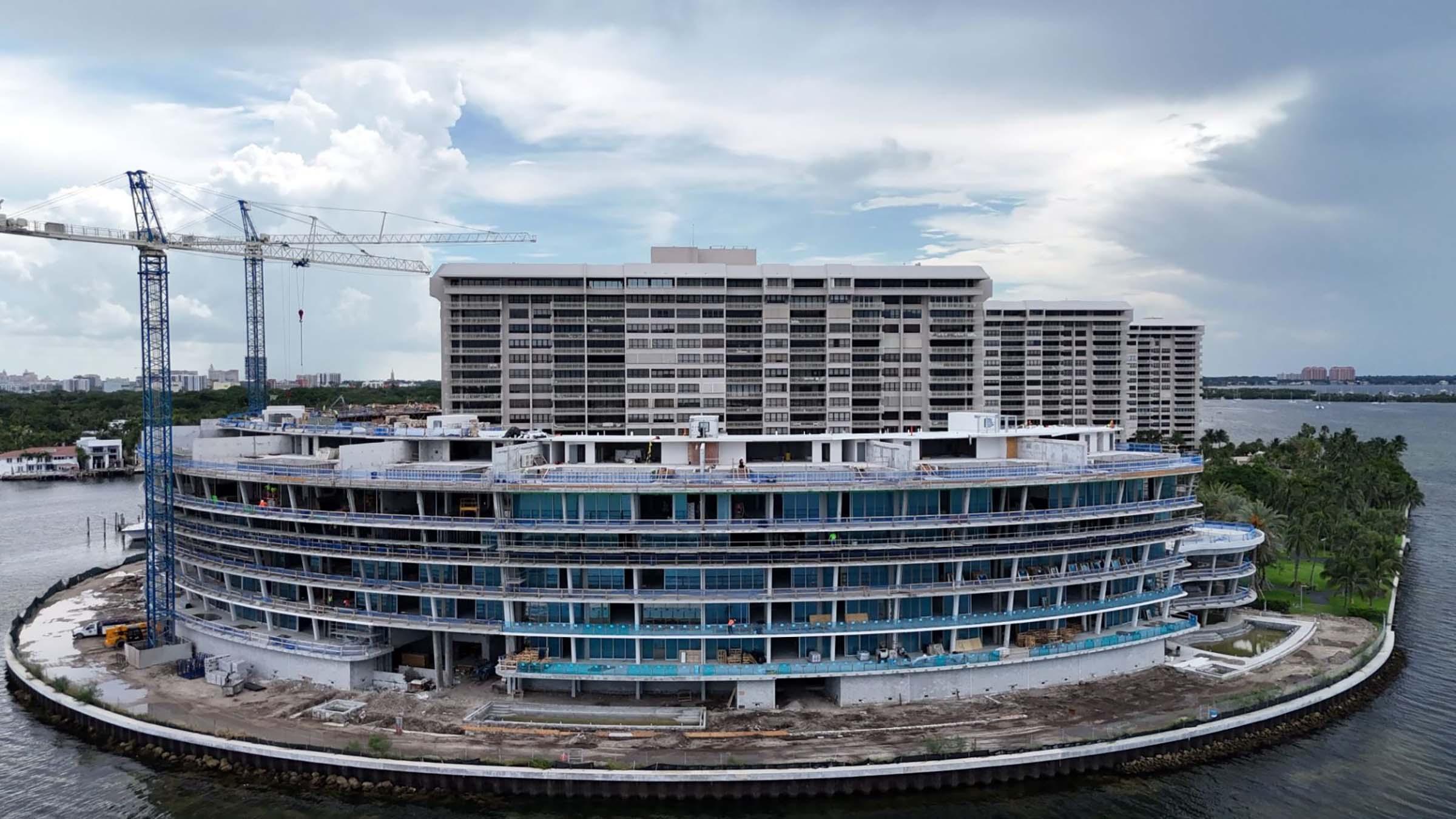 Vita at Grove Isle Construction Top Off August 2024